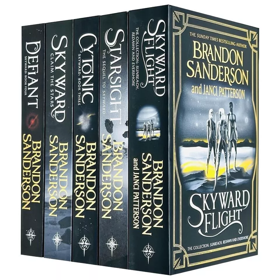 Skyward Series 5 Book Box Set by Brandon Sanderson – Epic Sci-Fi Fantasy Adventure Collection - Image 3