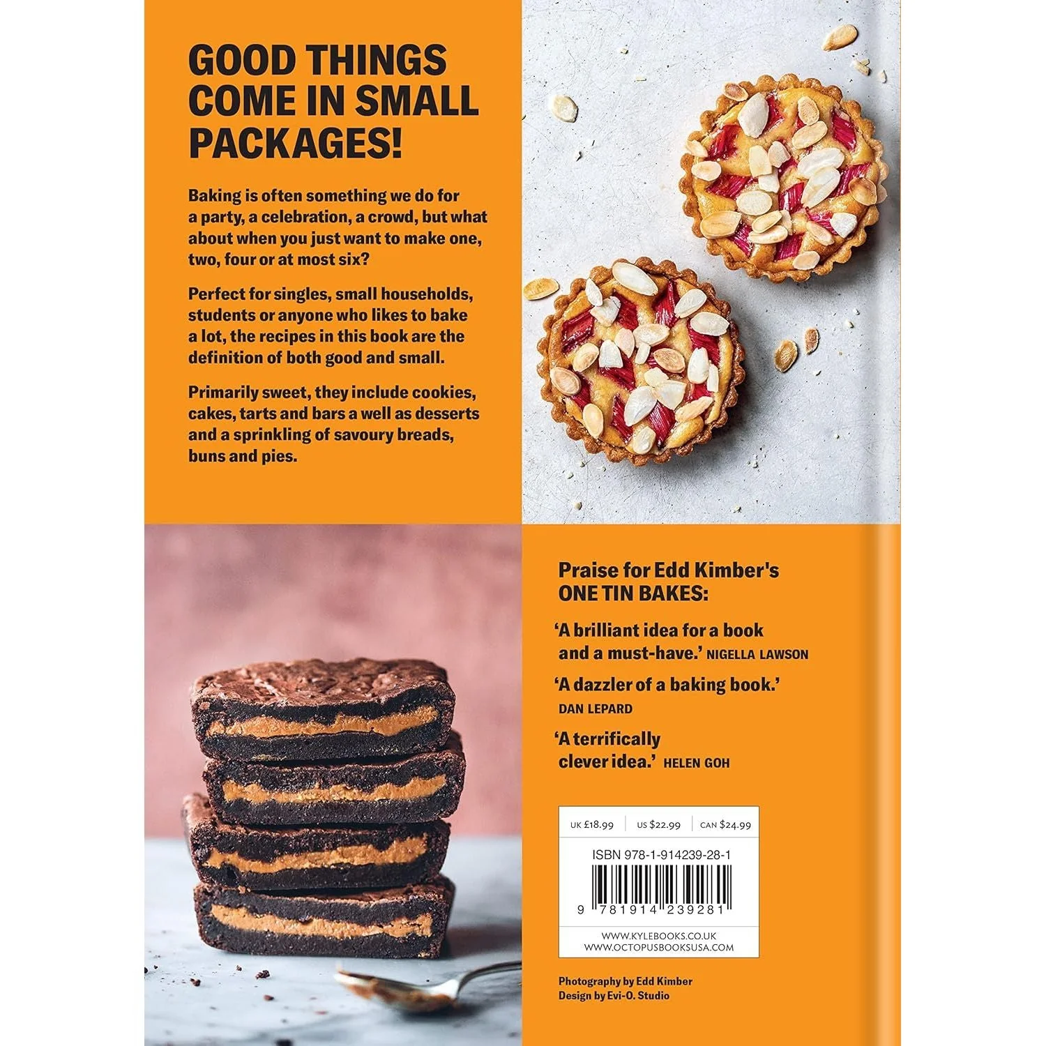 Small Batch Bakes: Baking cakes, cookies, bars and buns for one to six people by Edd Kimber - Image 2