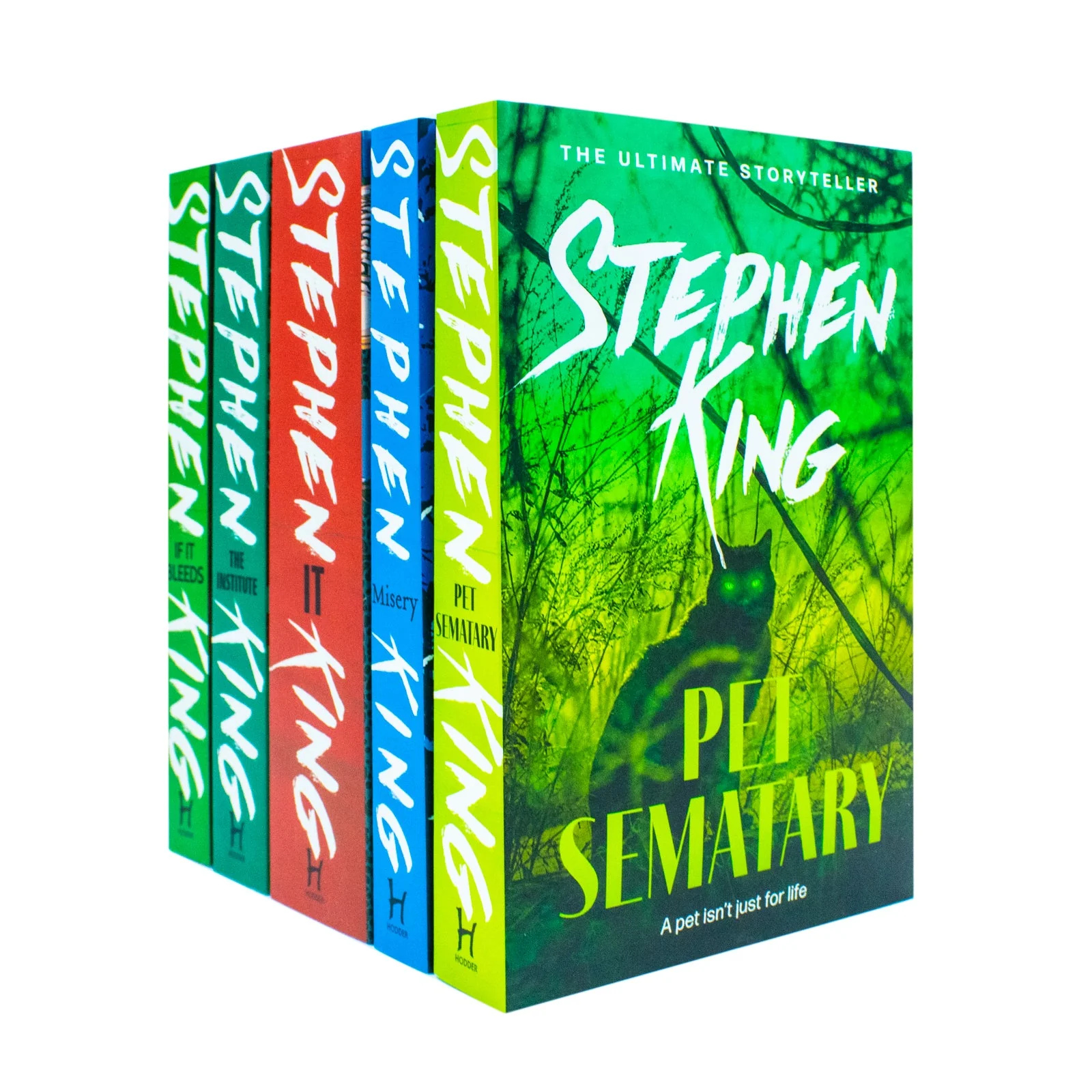 Stephen King Classic Collection 5-Book Box Set – If It Bleeds, The Institute, IT, Misery, Pet Sematary - Image 3