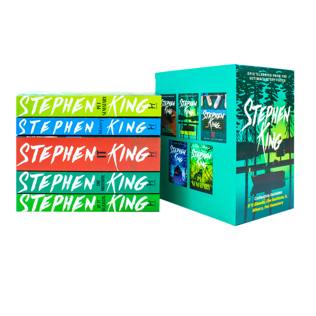 Stephen King Classic Collection 5-Book Box Set – If It Bleeds, The Institute, IT, Misery, Pet Sematary - Image 4