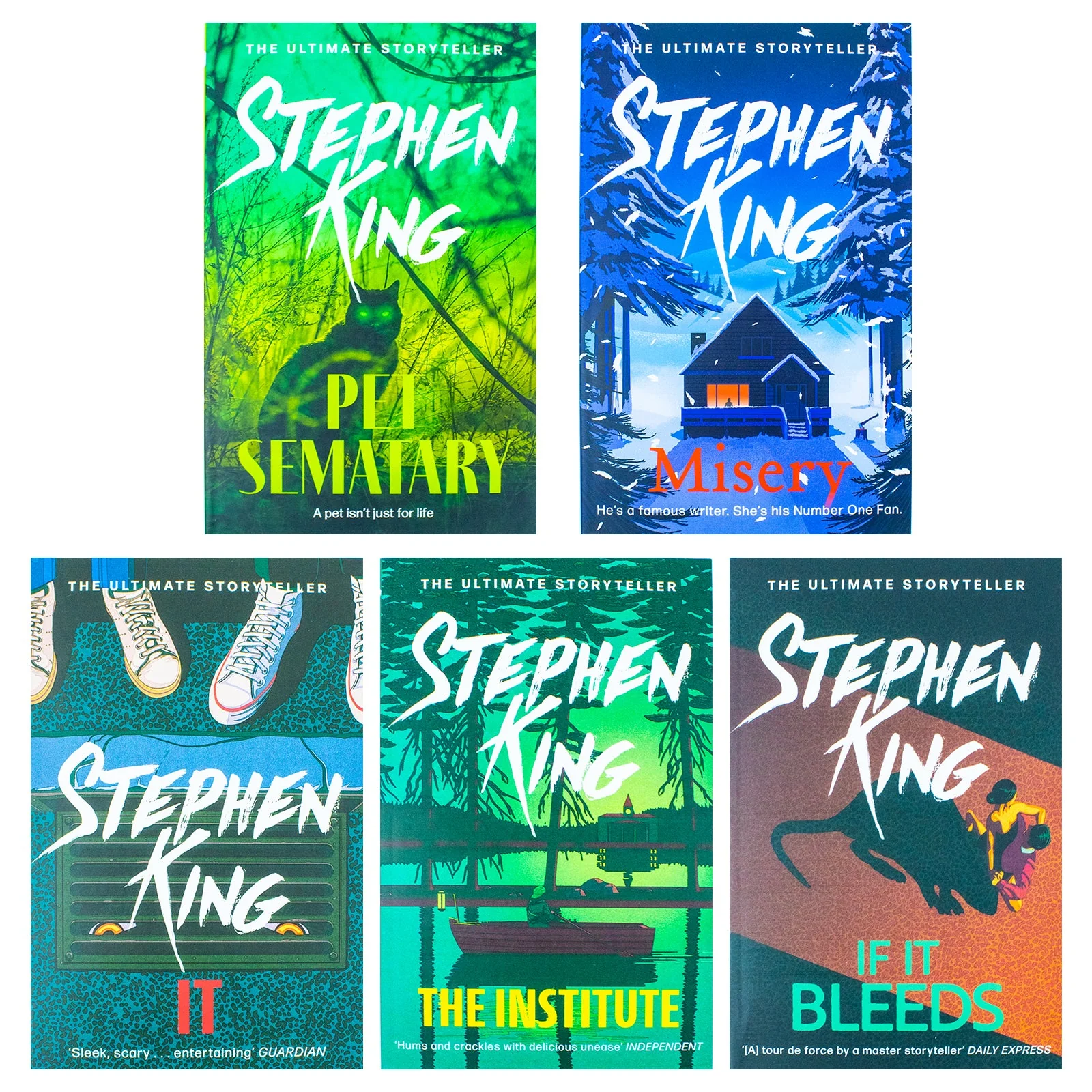 Stephen King Classic Collection 5-Book Box Set – If It Bleeds, The Institute, IT, Misery, Pet Sematary - Image 6