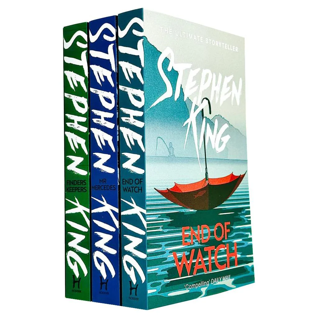 The Bill Hodges Trilogy Stephen King 3 Books Collection Set (Mr Mercedes, Finders Keepers, End Of Watch)