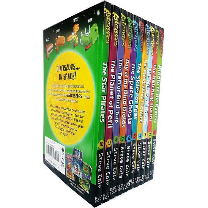 Steve Cole Astrosaurs Series Collection 10 Books Set Books 1 To 10 - Image 2