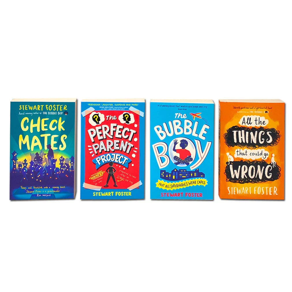 Stewart Foster The Bubble Boy 4 Books Collection Set (Check Mates, The Bubble Boy, The Perfect Parent Project, All the Things That Could Go Wrong) - Image 3