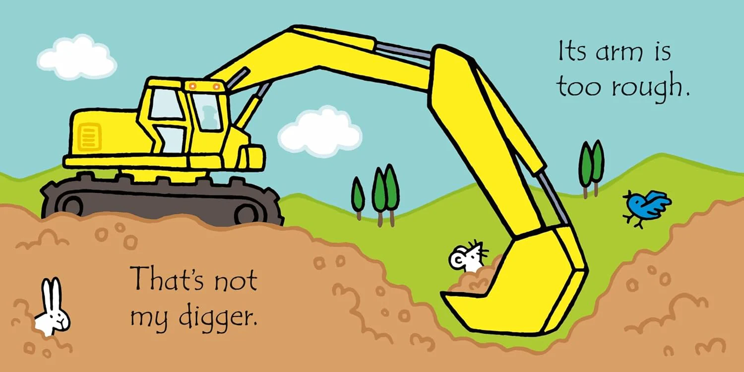 That's not my digger by Fiona Watt (Usborne Touchy-Feely Books) - Image 3