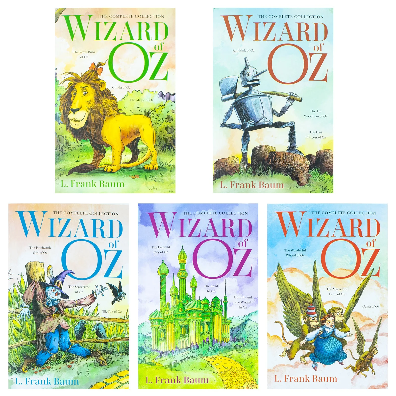 The Complete Collection Wizard of OZ Series 5 Books Collection Box Set By L. Frank Baum (3 in 1 Book) (Wonderful Wizard of Oz, Marvelous Land of Oz, Ozma of Oz, Dorothy and the Wizard In Oz & More) - Image 6