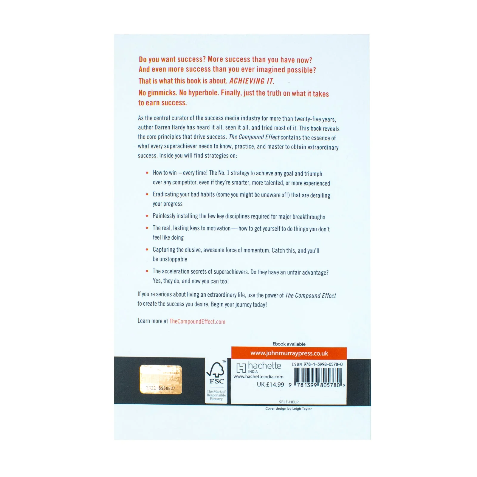 The Compound Effect: Jumpstart Your Income, Your Life, Your Success - the million copy bestseller revealing the secrets of superachievers by Darren Hardy - Image 5