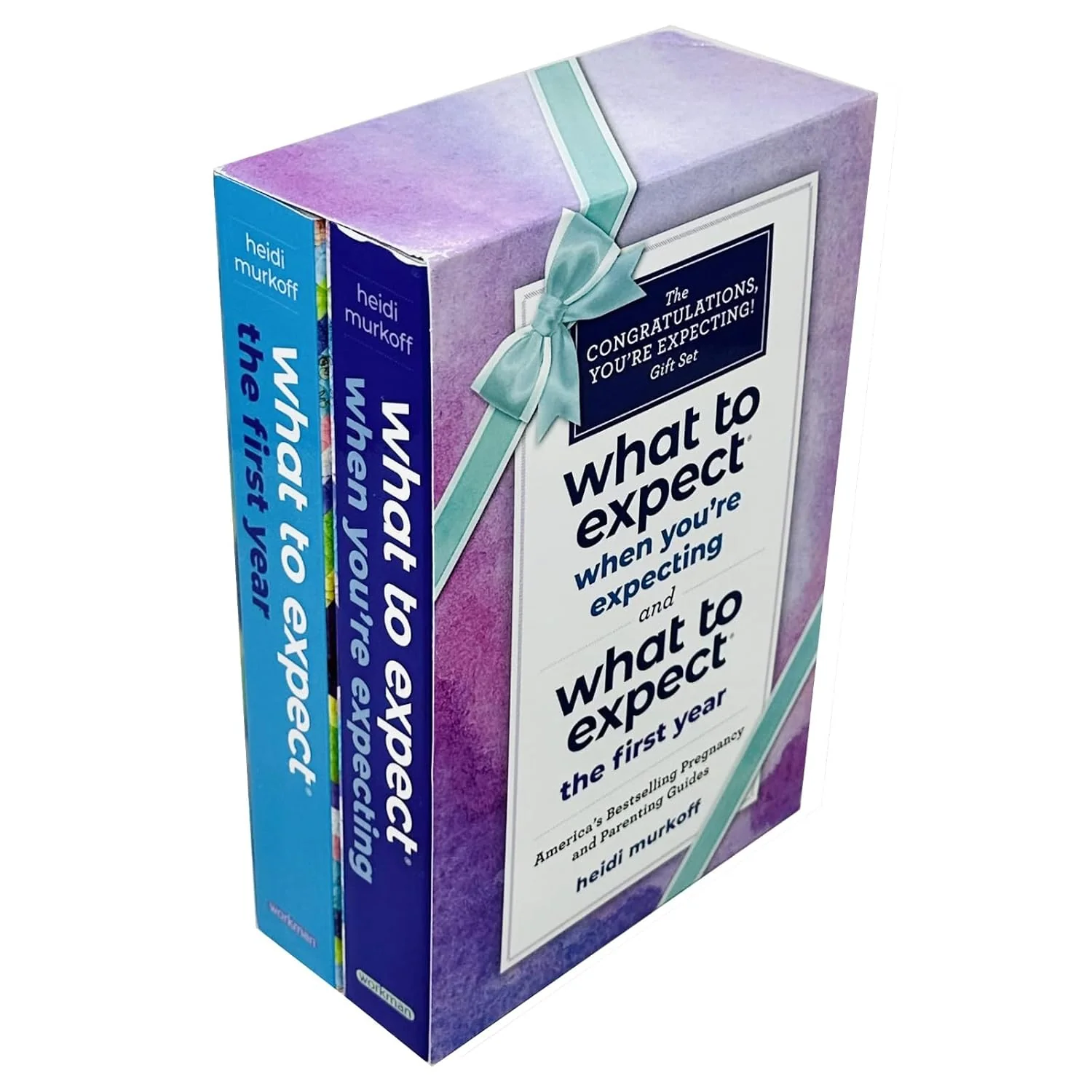 The Congratulations, You're Expecting! 2 Books Collection Gift Set (What to Expect When You're Expecting and What to Expect the First Year) - Image 3