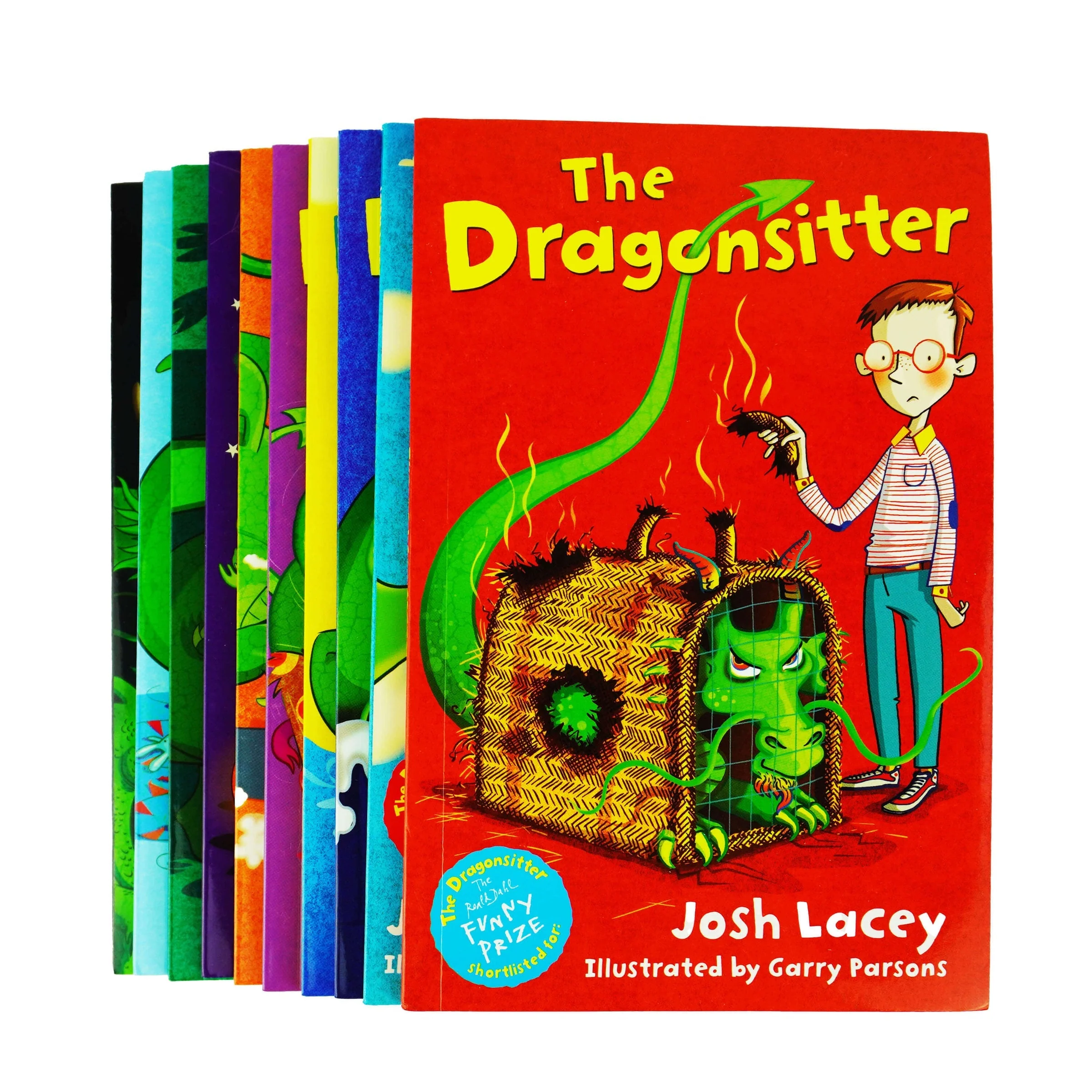 The Dragonsitter Series Collection 10 Books Set by Josh Lacey (The Dragonsitter, The Dragonsitter Takes Off, The Dragonsitter's Castle, The Dragonsitter's Island, The Dragonsitters Party & More) - Image 3