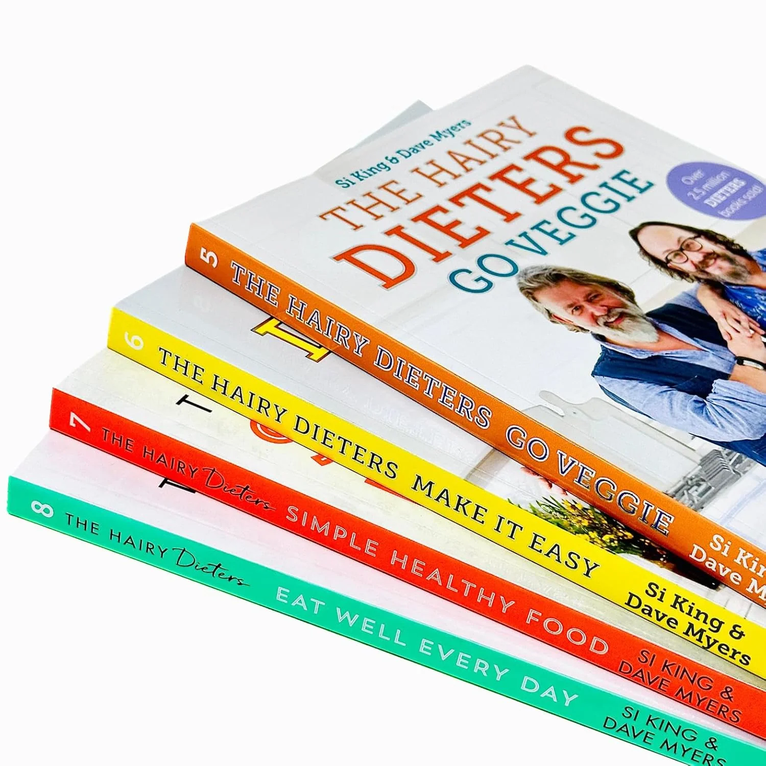 The Hairy Dieters Book 5-8 Collection 4 Books Set By Hairy Bikers (Hairy Dieters Go Veggie,Hairy Dieters Make It Easy, Hairy Dieters' Simple Healthy Food & Hairy Dieters’ Eat Well Every Day) - Image 2