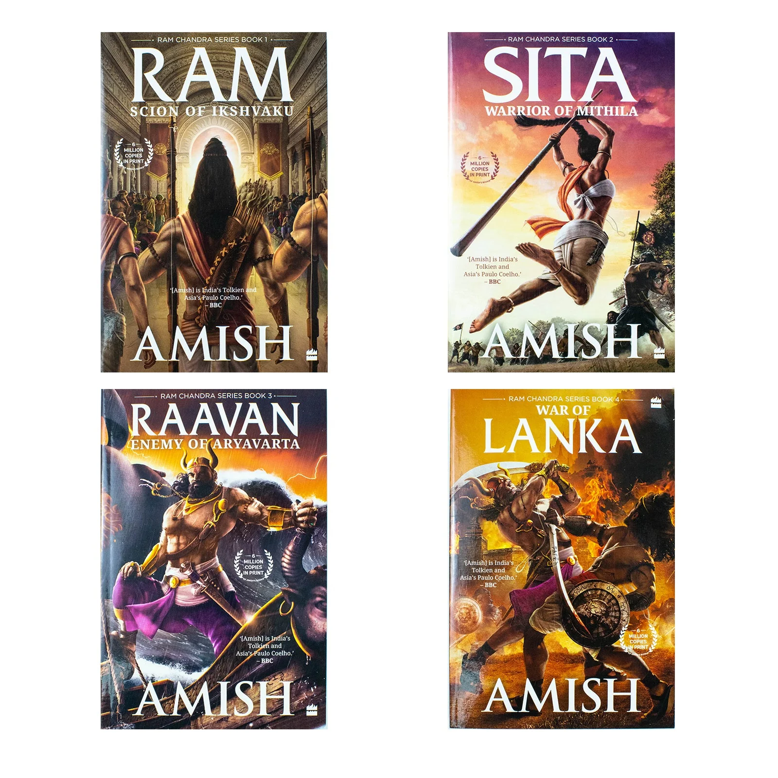 The Ram Chandra Series Boxset of 4 Books: Ram - Scion of Ikshvaku, Sita - Warrior of Mithila, Raavan : Enemy of Aryavarta, War of Lanka) - Image 9