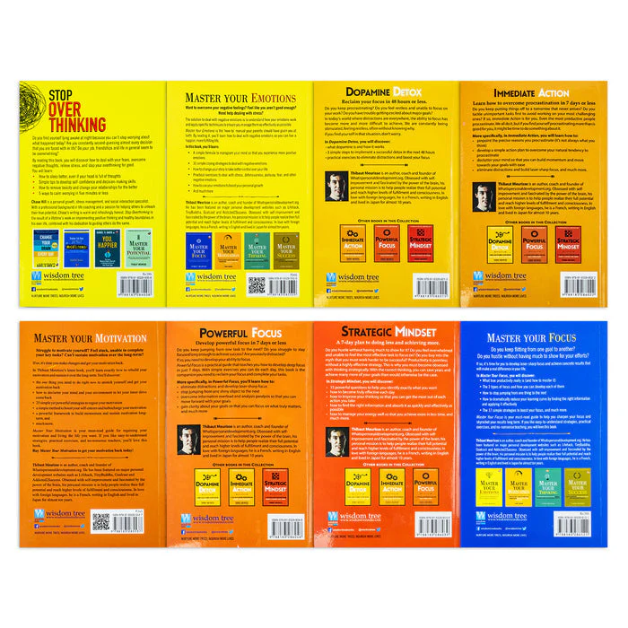 Thibaut Meurisse 8 Books Collection Set (Dopamine Detox, Immediate Action, Strategic Mindset, Powerful Focus, Master Your Emotions, Master Your Motivation & Master Your Focus) - Image 6