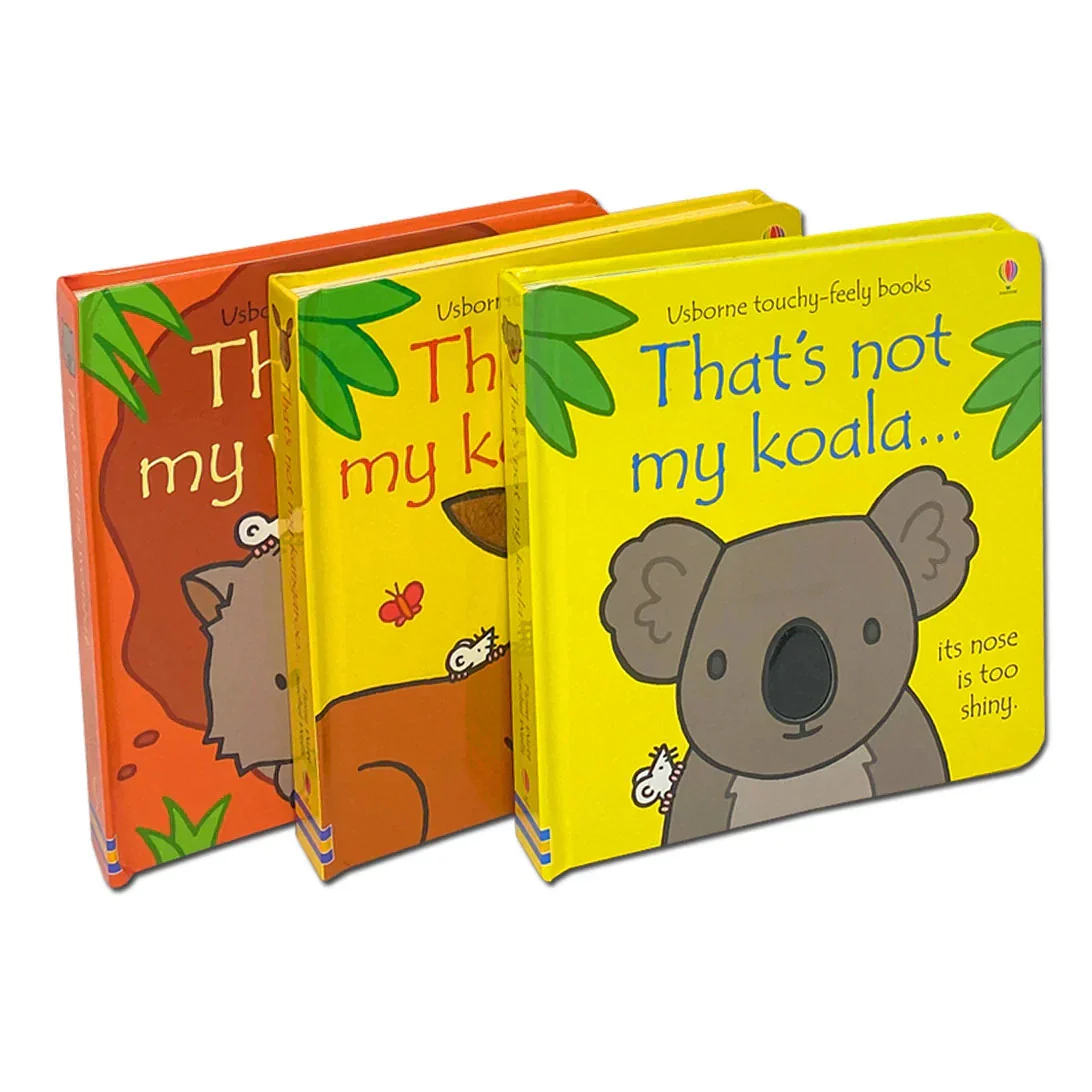 Usborne That's Not My Australian Animals 3 Book Collection Set Koala, Wombat, Kangaroo - Image 3