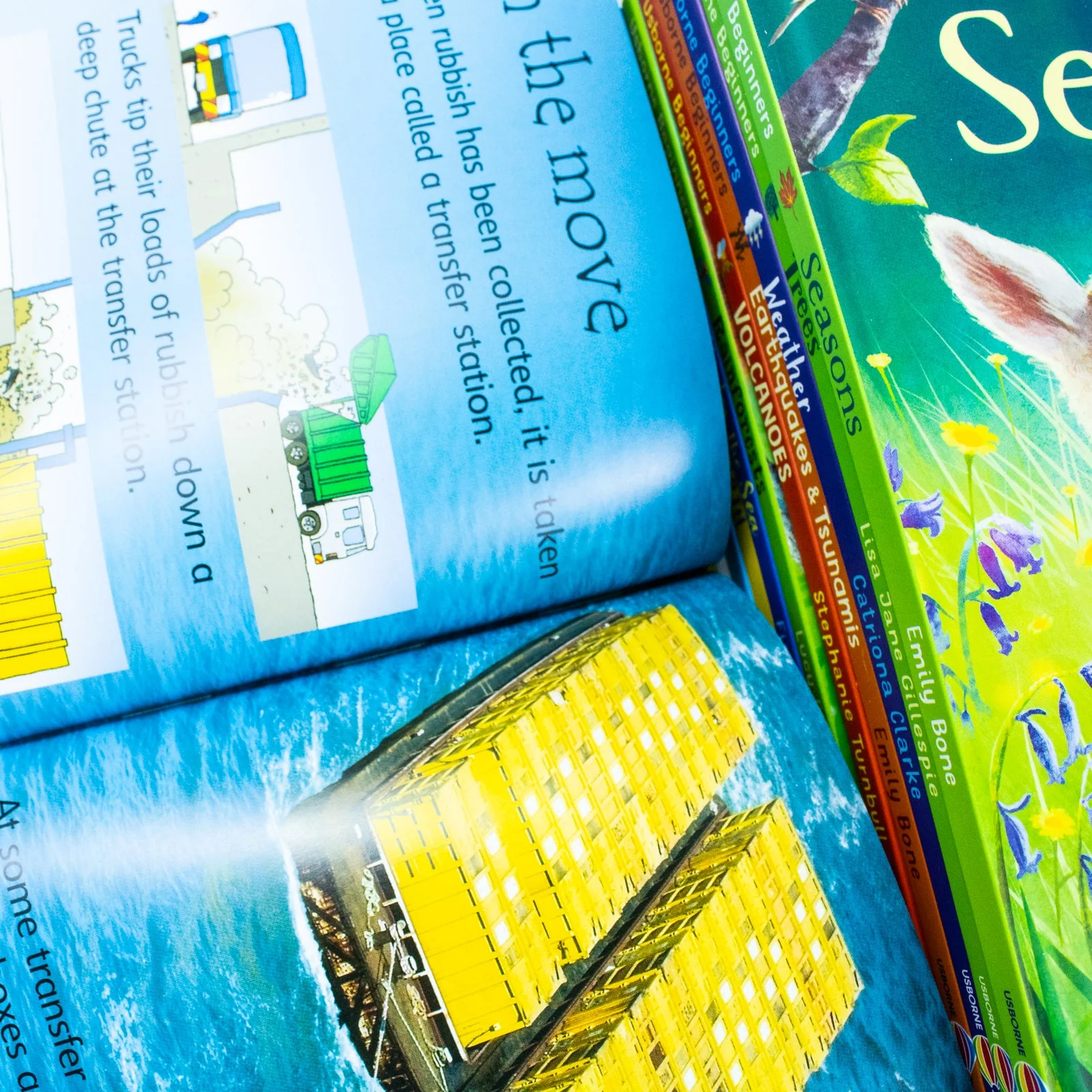 Usborne Beginners Our World Series 10 Books Collection Box Set (Planet Earth, Weather, Trees, Under the Sea, Volcanoes) - Image 10