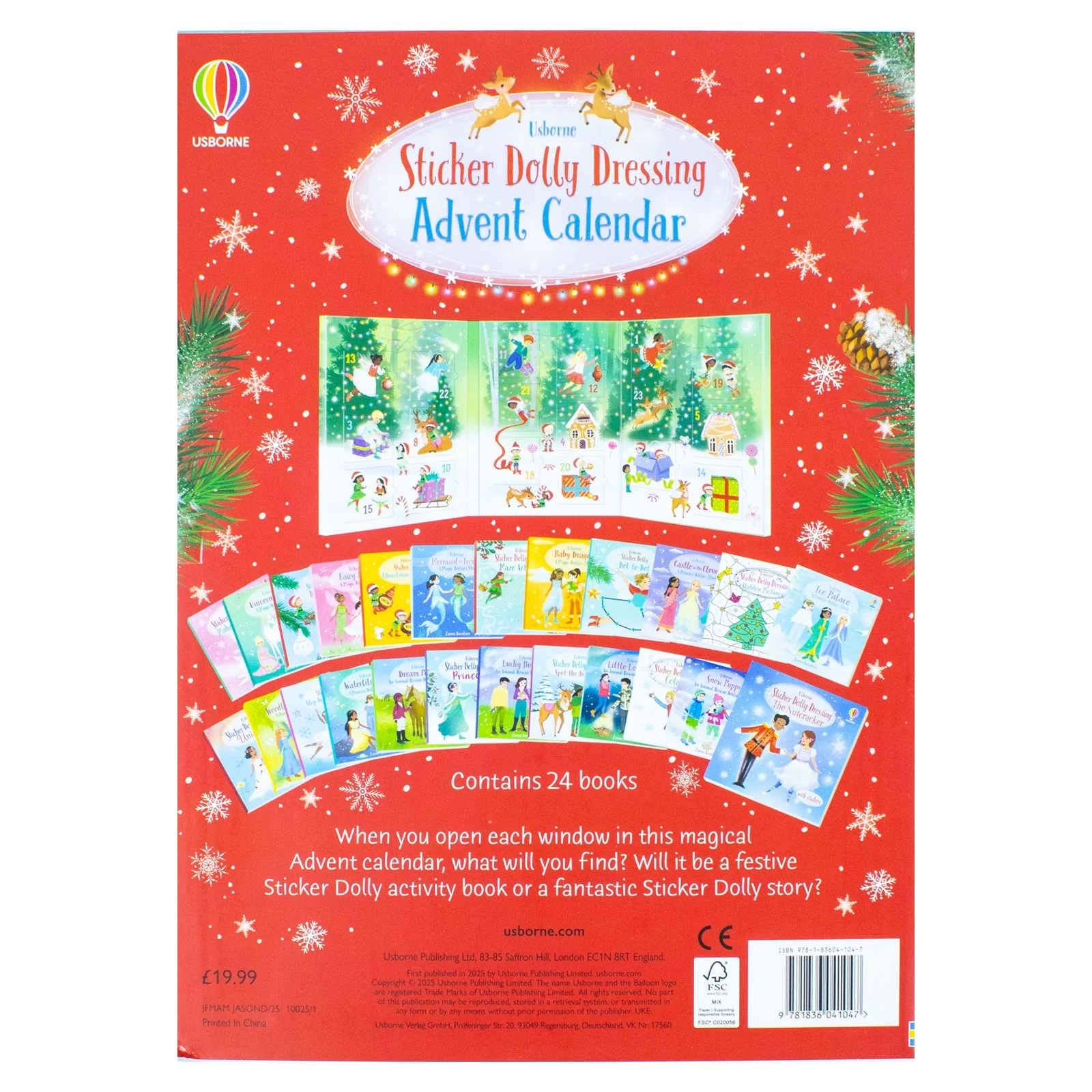 Usborne Sticker Dolly Dressing, Sticker Dolly Dressing, Sticker Dolly Dressing Advent Calendar by Fiona Watt (Stickers, Usborne Books) - Image 3