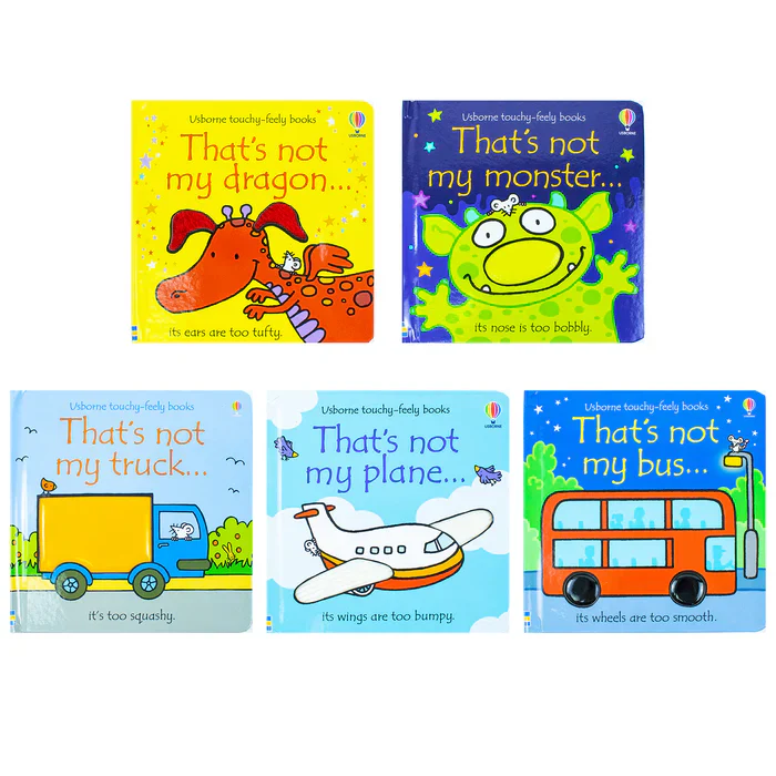 Usborne Touchy-Feely Books That's Not my... Collection 2: 5 Books Set (Truck, Plane, Monster, Dragon, Bus) - Image 4