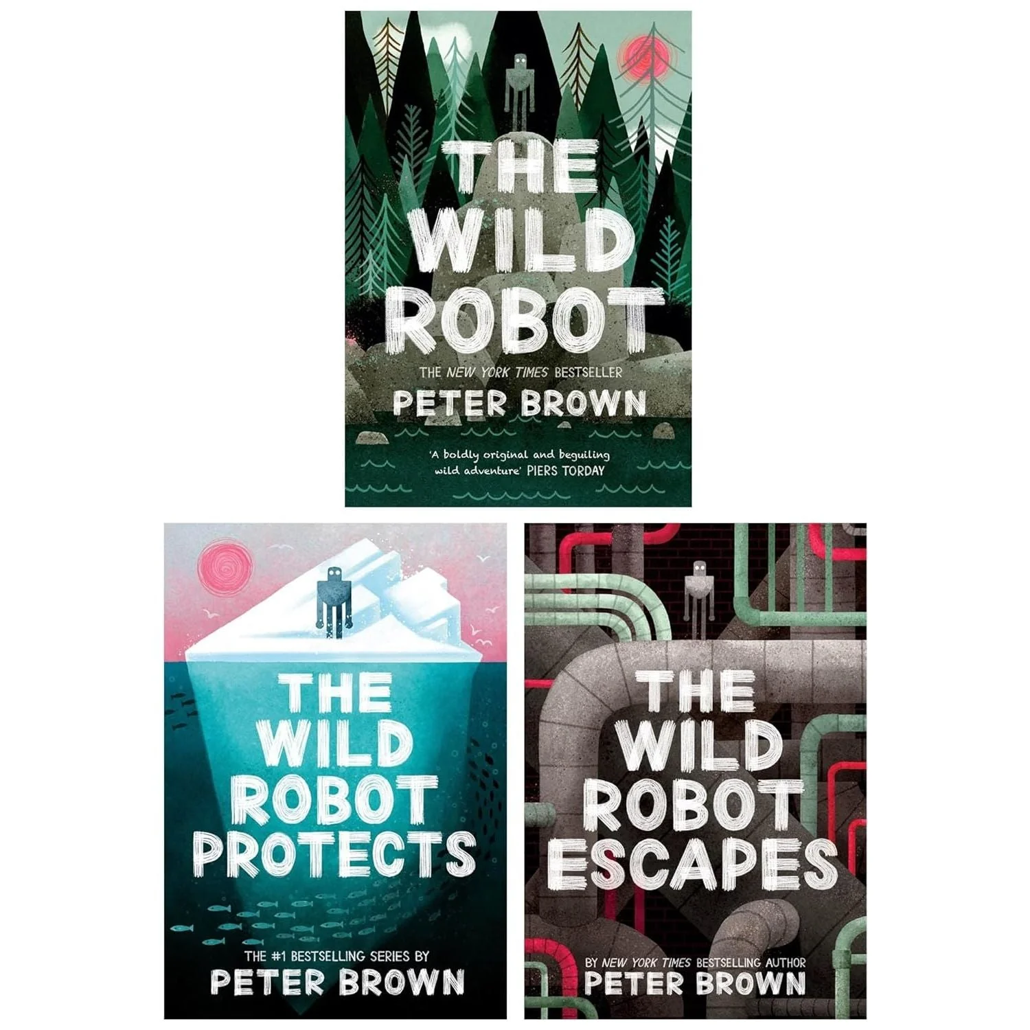 The Wild Robot Series 3 Books Collection (The Wild Robot, The Wild Robot Escapes & The Wild Robot Protects) - Image 2